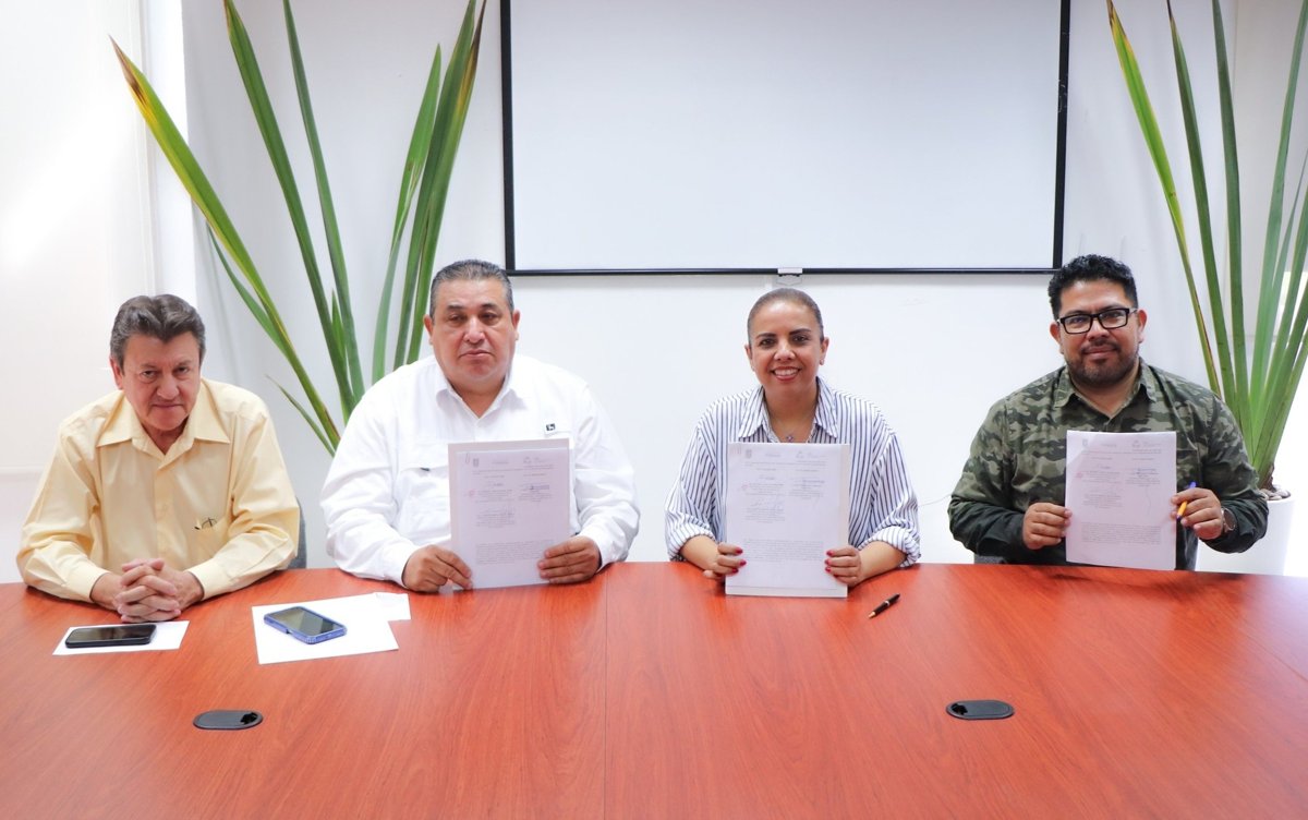 FIRMA DE CONVENIO PARA REHABILITAR PUNTO DE INSPECCIÓN CONTRA GUSANO BARRENADOR