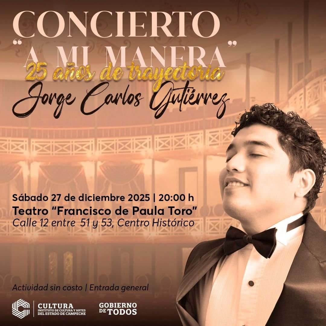 “A MI MANERA” CELEBRA 25 AÑOS DE UNA VOZ QUE DEJA HUELLA: JORGE CARLOS GUTIÉRREZ