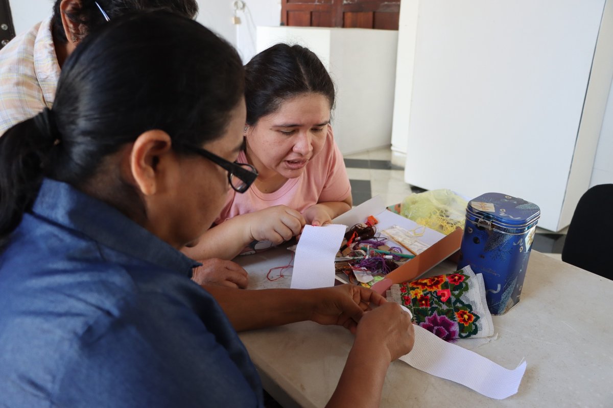 SECRETARÍA DE INCLUSIÓN FORTALECE AUTONOMÍA Y COMUNIDAD A TRAVÉS DEL BORDADO INCLUYENTE