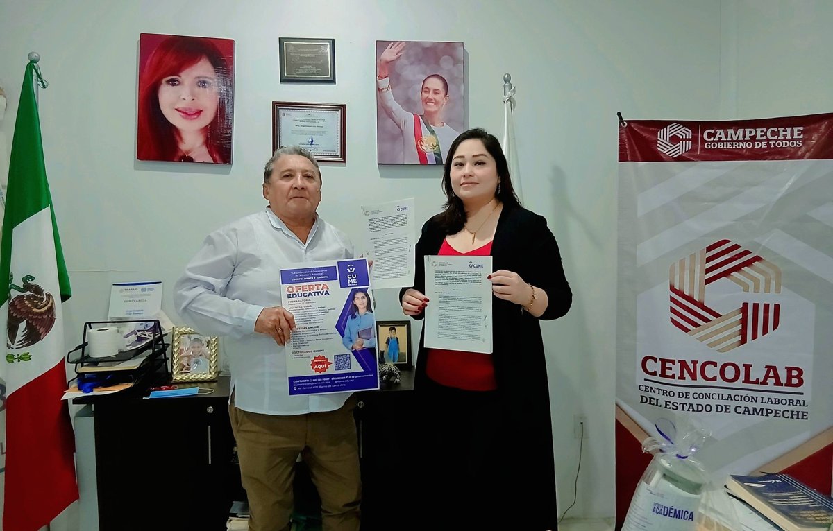 FIRMAN CENCOLAB Y CUME CONVENIO DE COLABORACIÓN EDUCATIVA