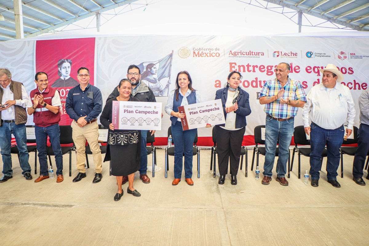 FORTALECEN PRODUCCIÓN LECHERA EN ESCÁRCEGA CON APOYOS DEL PLAN CAMPECHE