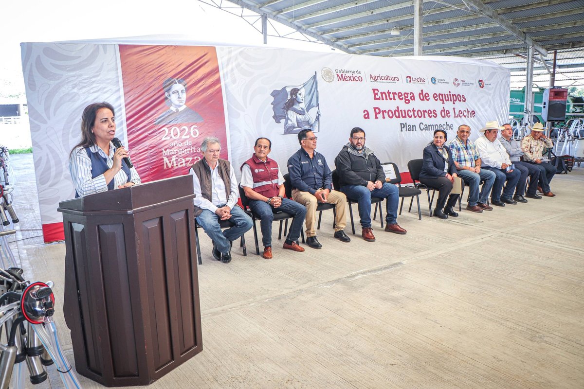 FORTALECEN PRODUCCIÓN LECHERA EN ESCÁRCEGA CON APOYOS DEL PLAN CAMPECHE