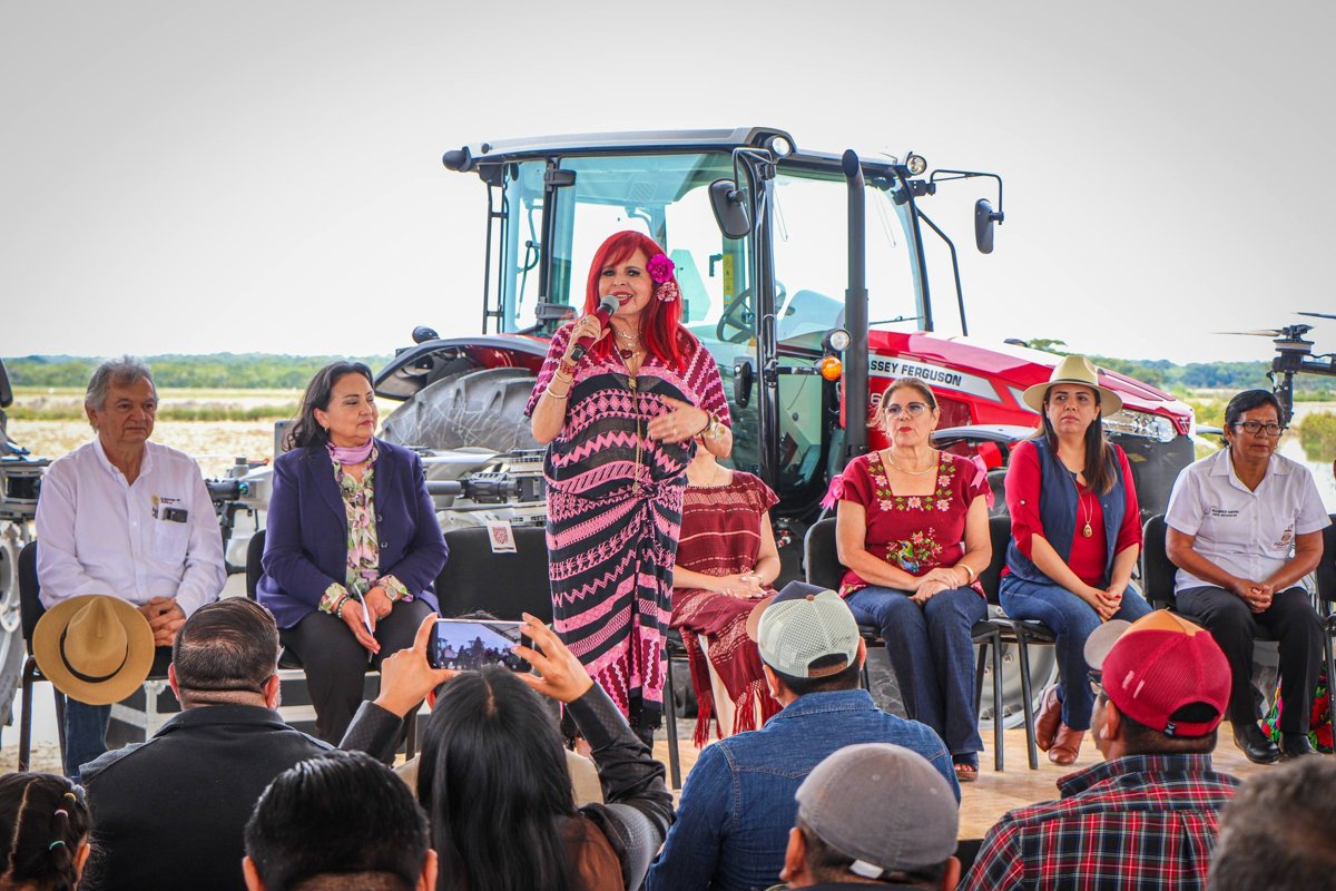 PLAN CAMPECHE IMPULSA EL COMPONENTE ARROZ CON ENTREGA DE EQUIPAMIENTO AGRÍCOLA EN CHAMPOTÓN
