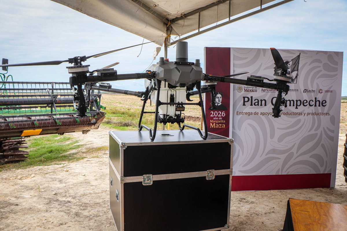 PLAN CAMPECHE IMPULSA EL COMPONENTE ARROZ CON ENTREGA DE EQUIPAMIENTO AGRÍCOLA EN CHAMPOTÓN