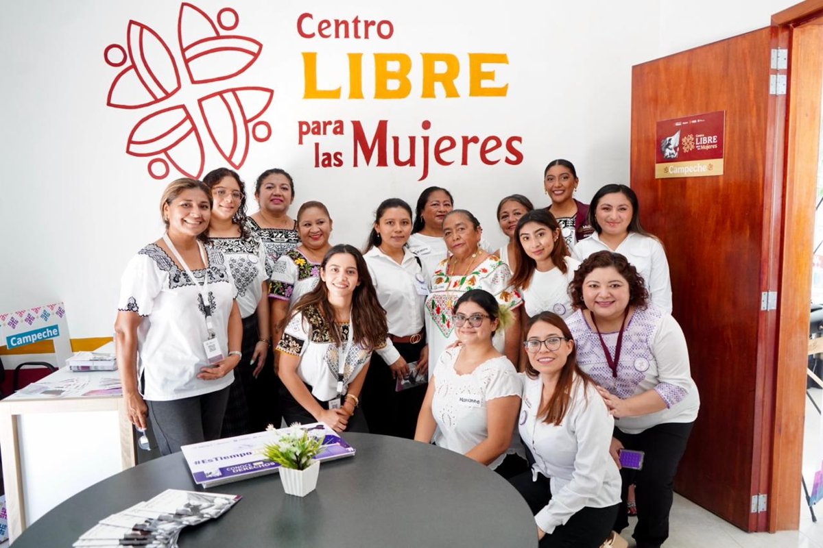 INAUGURAN EL CDC DIF PILARES SIGLO XXI Y EL CENTRO LIBRE DE LA MUJER EN CAMPECHE, PARA EL FORTALECIMIENTO DEL TEJIDO SOCIAL