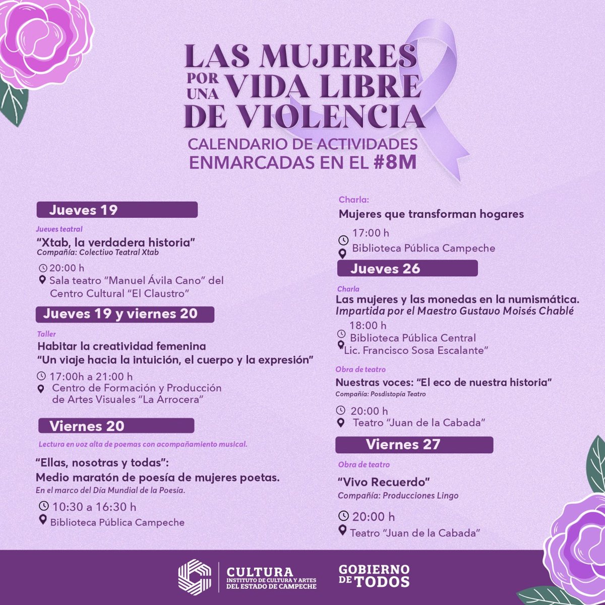 ARRANCAN ACTIVIDADES CON MOTIVO DEL DÍA INTERNACIONAL DE LA MUJER