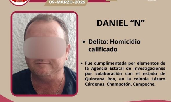 CUMPLIMENTA FGECAM CUATRO ÓRDENES DE APREHENSIÓN POR DIVERSOS DELITOS