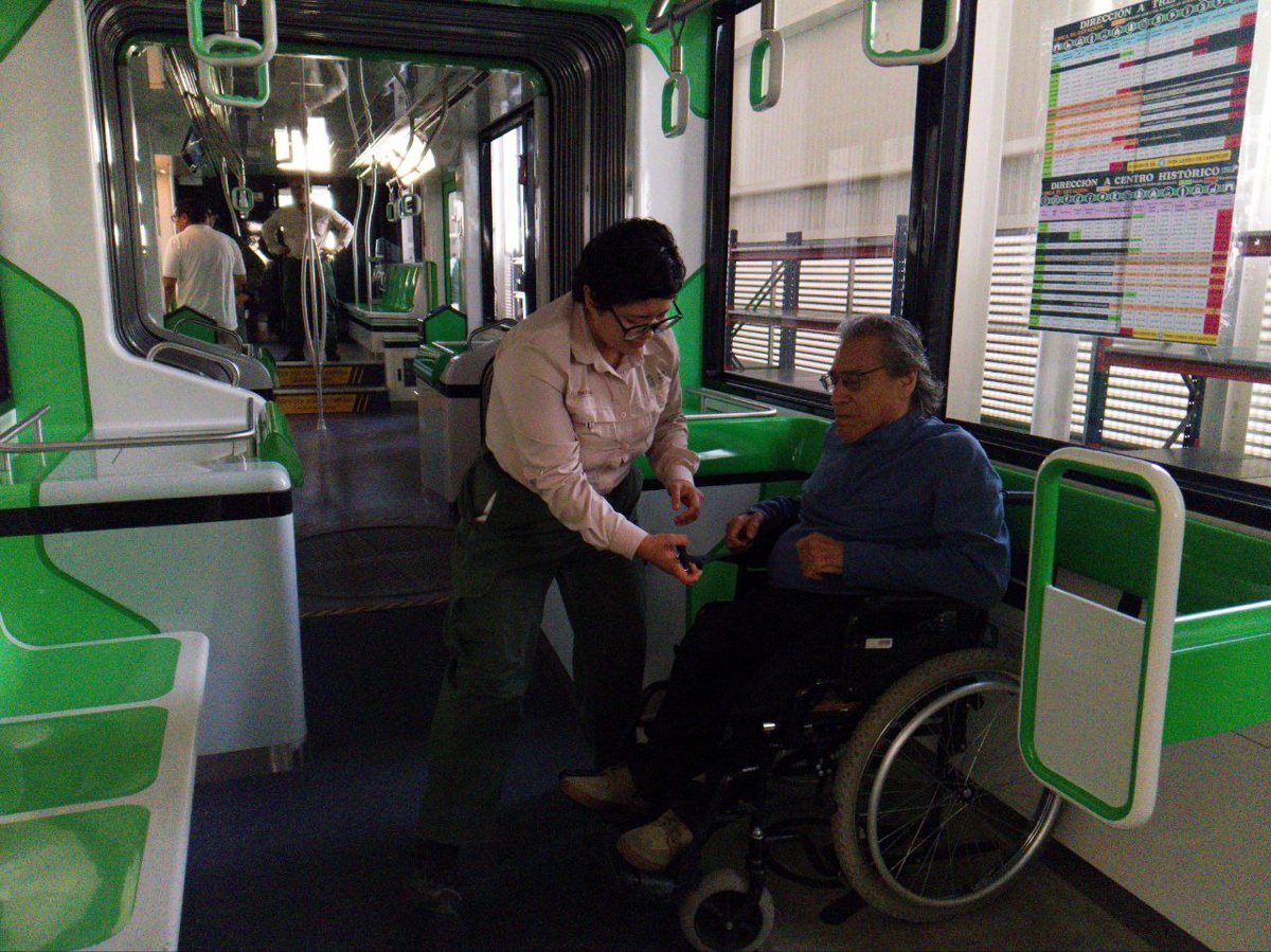 SECRETARÍA DE INCLUSIÓN FORTALECE LA ATENCIÓN INCLUYENTE EN EL TREN LIGERO DE CAMPECHE