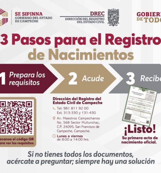 LA SECRETARÍA DE GOBIERNO, ENCABEZADA POR LIZ HERNÁNDEZ, A TRAVÉS DEL REGISTRO CIVIL, REAFIRMA SU COMPROMISO CON EL DERECHO A LA IDENTIDAD DE NIÑAS Y NIÑOS