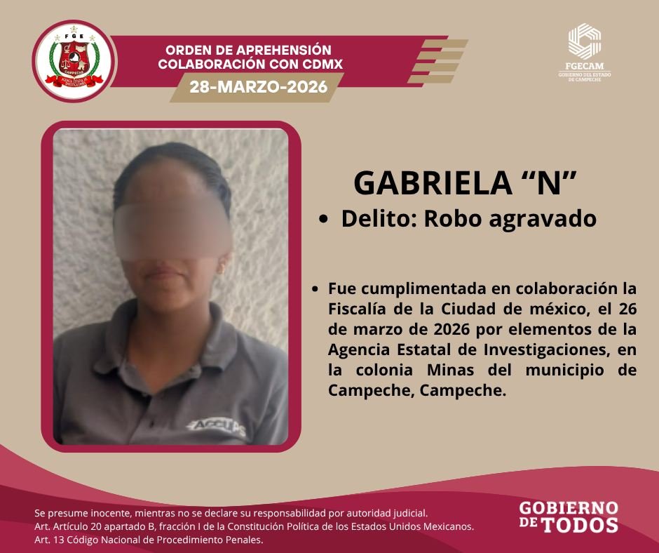 ACCIONES FIRMES CON CUMPLIMIENTO DE ÓRDENES DE APREHENSIÓN