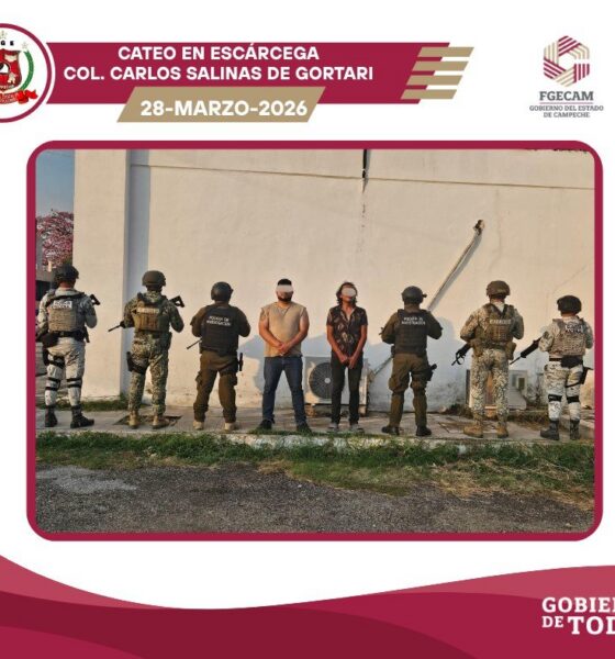 CATEOS POR DELITOS CONTRA LA SALUD EN ESCÁRCEGA