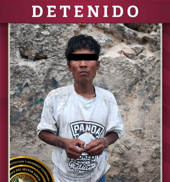 DETENIDO POR SU PROBABLE PARTICIPACIÓN EN EL DELITO DE HOMICIDIO CALIFICADO EN GRADO DE TENTATIVA