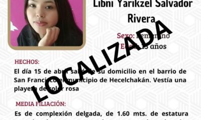 Localizan en Seybaplaya a adolescente de 13 años con alerta nacional