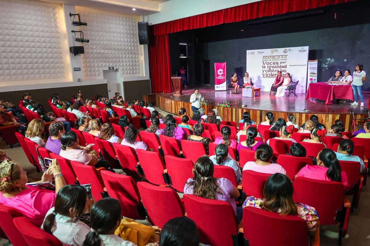 175 MUJERES PARTICIPAN EN LA “ASAMBLEA DE MUJERES, VOCES POR LA IGUALDAD Y CONTRA LAS VIOLENCIAS”, EN TENABO