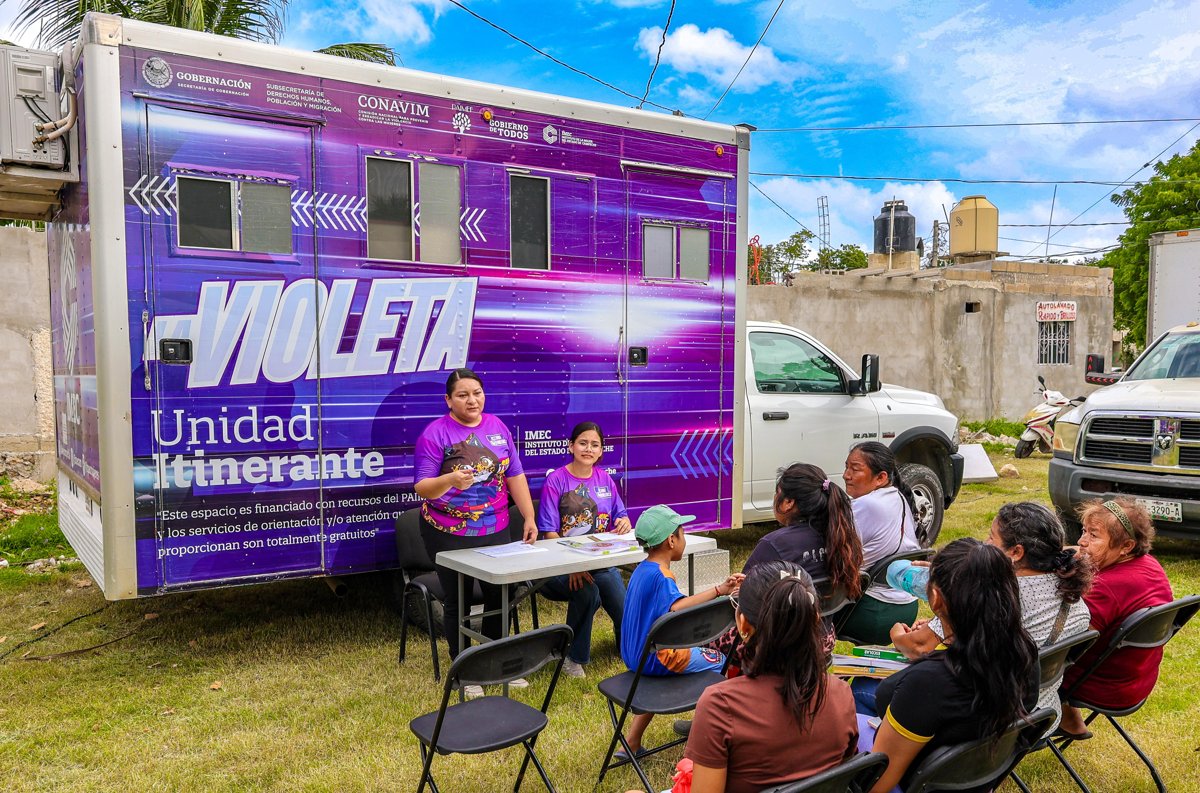 LA UNIDAD MÓVIL “LA VIOLETA” DEL PROYECTO AVGM, BRINDA UN TOTAL DE 330 SERVICIOS GRATUITOS A MUJERES EN LOS MUNICIPIOS Y LOCALIDADES DEL ESTADO