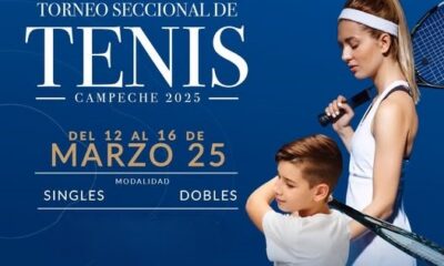 ANUNCIAN TORNEO SECCIONAL DE TENIS INFANTIL Y JUVENIL, DEL 12 AL 16 DE MARZO