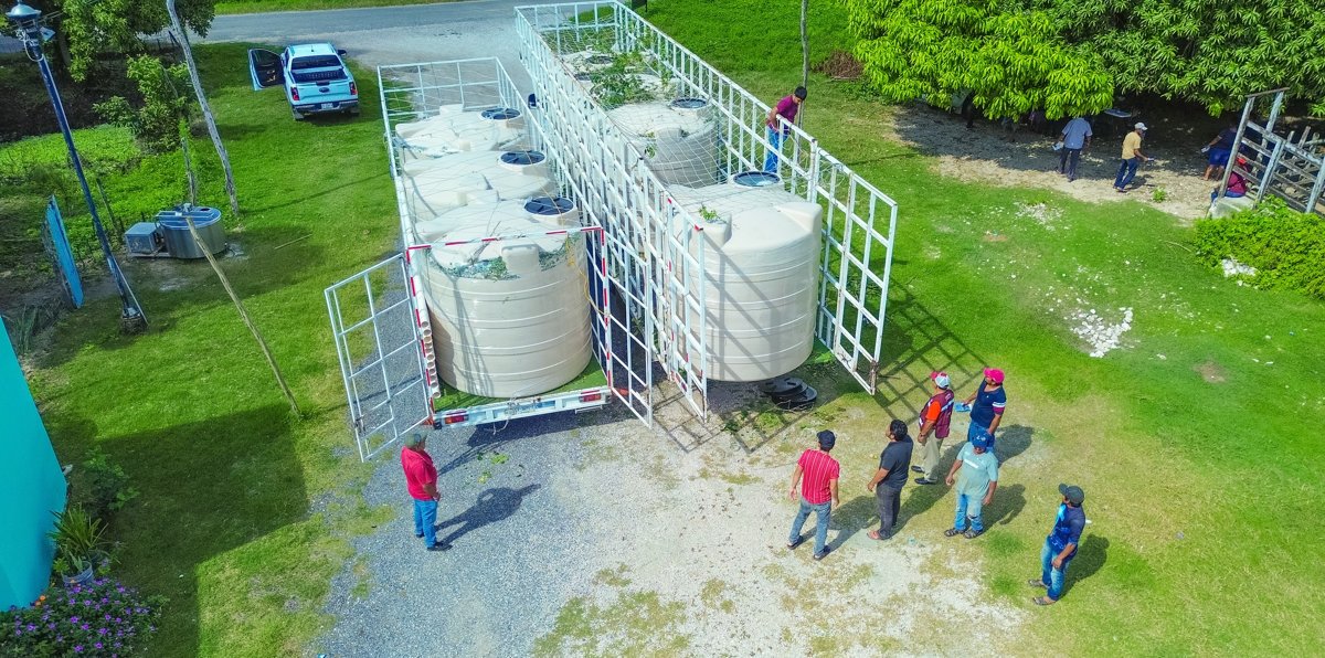 SECRETARÍA DE BIENESTAR FORTALECE EL ACCESO AL AGUA EN BOCA CHICA, PALIZADA