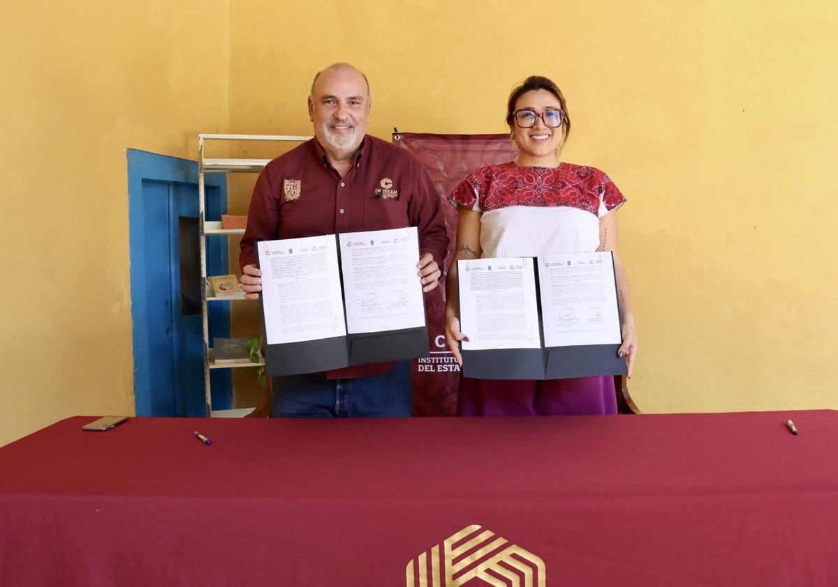 INDECAM E ICAECAM UNEN ESFUERZOS PARA IMPULSAR EL DEPORTE Y LA CULTURA EN CAMPECHE