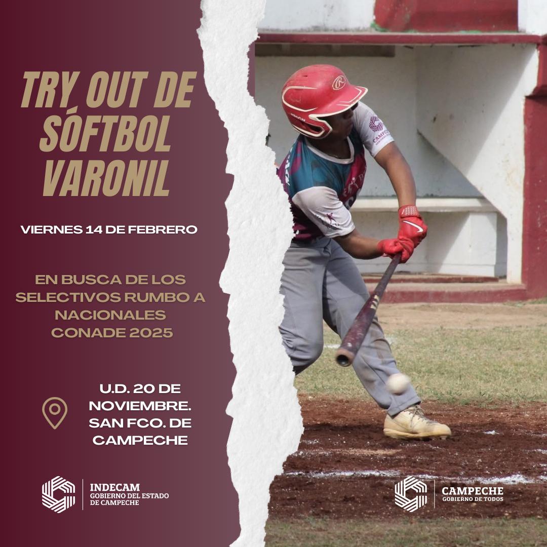 CAMBIOS EN SEDES PARA TRYOUT DEL SÓFTBOL FEMENINO