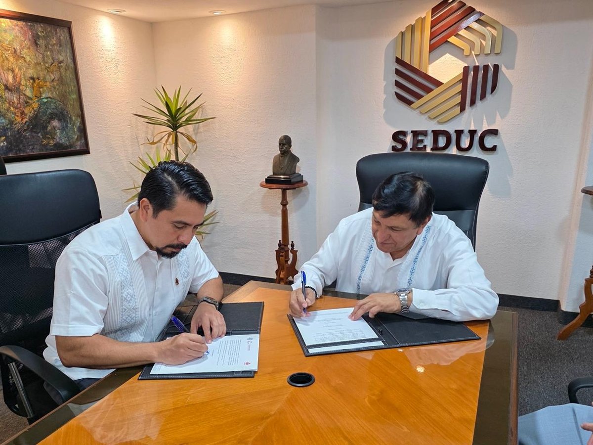 SEDUC E IEEA FIRMAN CARTA COMPROMISO PARA IMPULSAR LA ALFABETIZACIÓN EN CAMPECHE