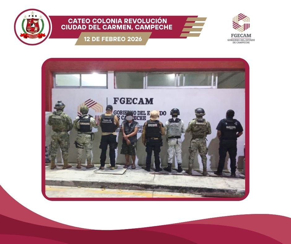 REALIZA FGECAM DOS CATEOS EN CIUDAD DEL CARMEN