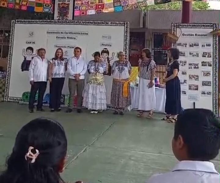 RECONOCEN AL CAM #6 DE CALKINÍ POR SU LABOR EN FAVOR DE NNA CON DISCAPACIDAD