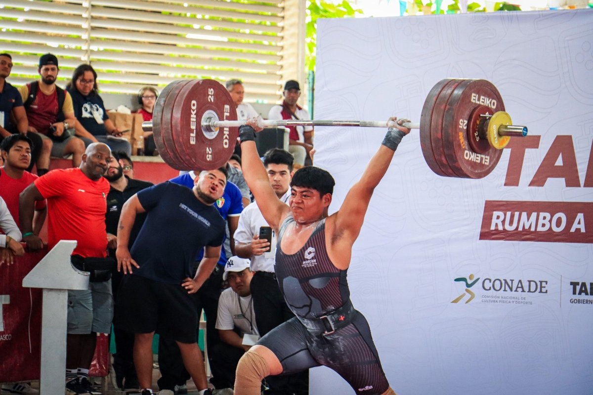 CAMPECHE LOGRA 14 CLASIFICACIONES EN LEVANTAMIENTO DE PESAS A LA OLIMPIADA NACIONAL CONADE 2025