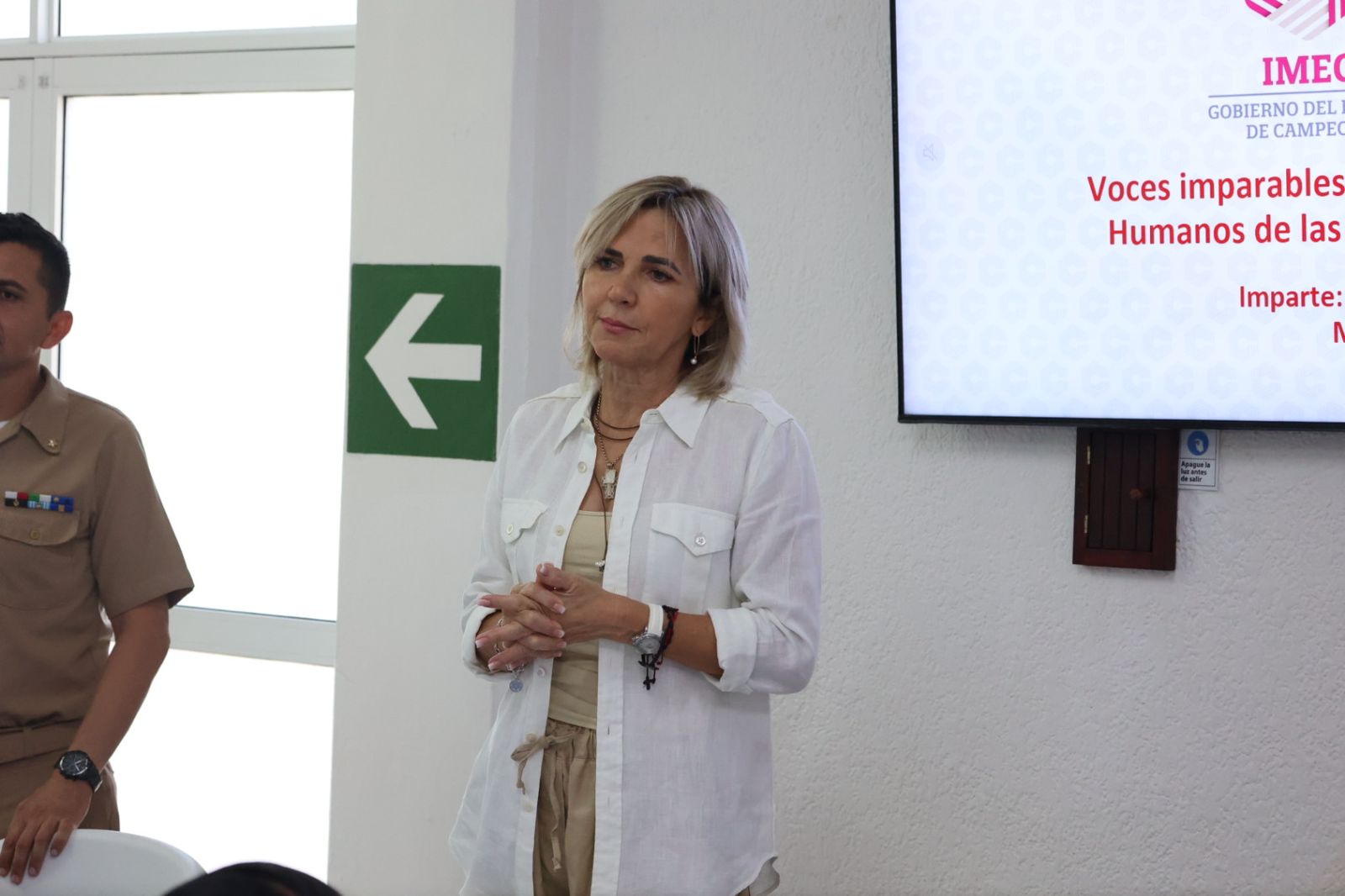 Imec Imparte La Plática Denominada “Voces Imparables, Derechos Humanos De Las Mujeres” Al Personal Del Séctor Naval