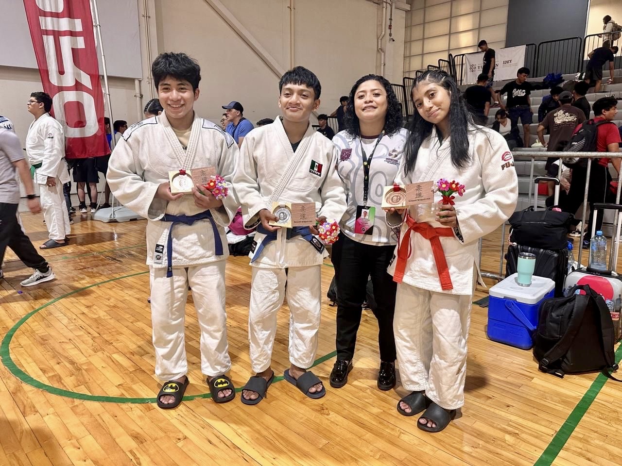 JUDOCAS CAMPECHANOS DESTACAN EN EL TORNEO TOMOYOSHI YAMAGUCHI