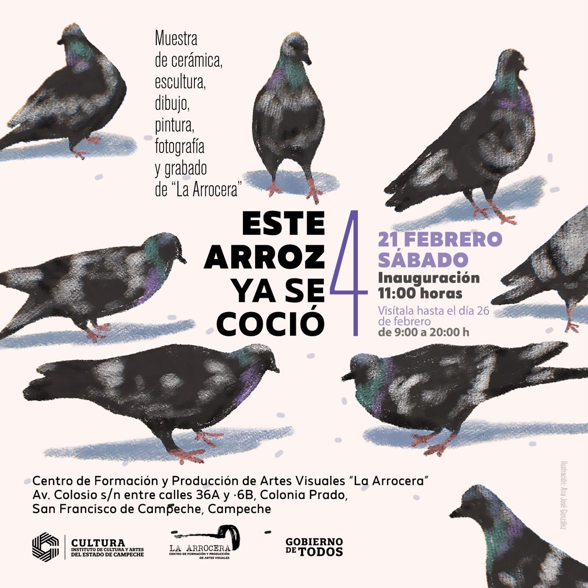 VEN A CONOCER LO MEJOR DE LA PRODUCCIÓN DEL ARTE EN “LA ARROCERA”