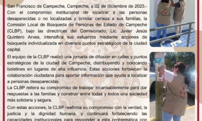 LA COMISIÓN LOCAL DE BÚSQUEDA DE PERSONAS (CLBP) MANTIENE SU COMPROMISO EN LAS ACCIONES RELACIONADAS CON LA BÚSQUEDA EN DIVERSOS PUNTOS DE LA CIUDAD