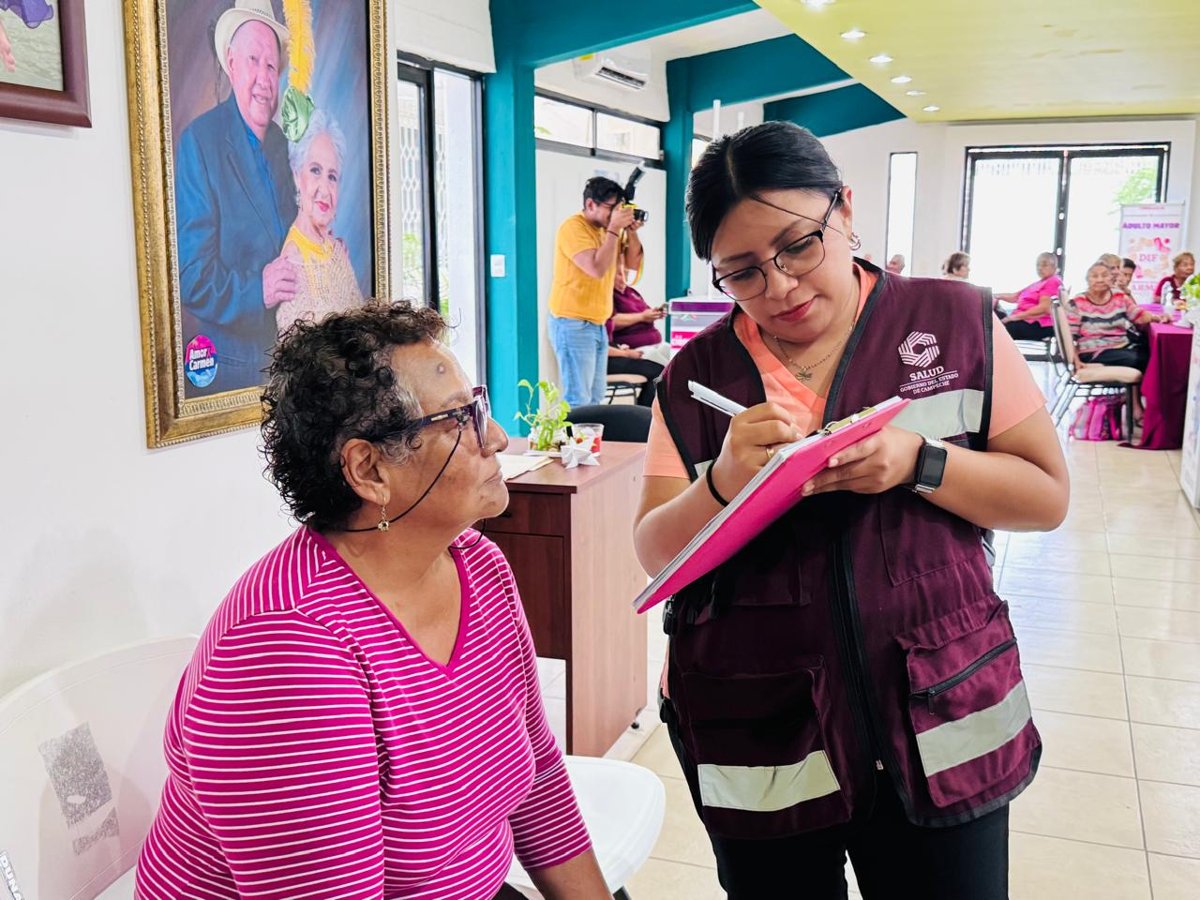 ATENCIÓN INTEGRAL A PERSONAS MAYORES CON JORNADA DE SALUD EN TU BARRIO EN CARMEN