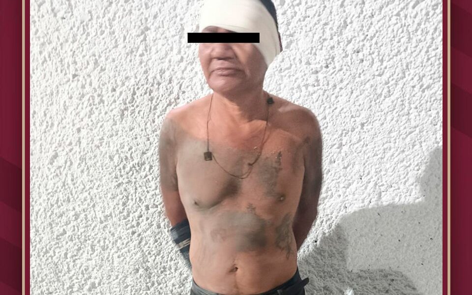 POLICÍA ESTATAL FRUSTRA AGRESIÓN CONTRA MUJER Y ASEGURA A RESPONSABLE EN LA ALAMEDA