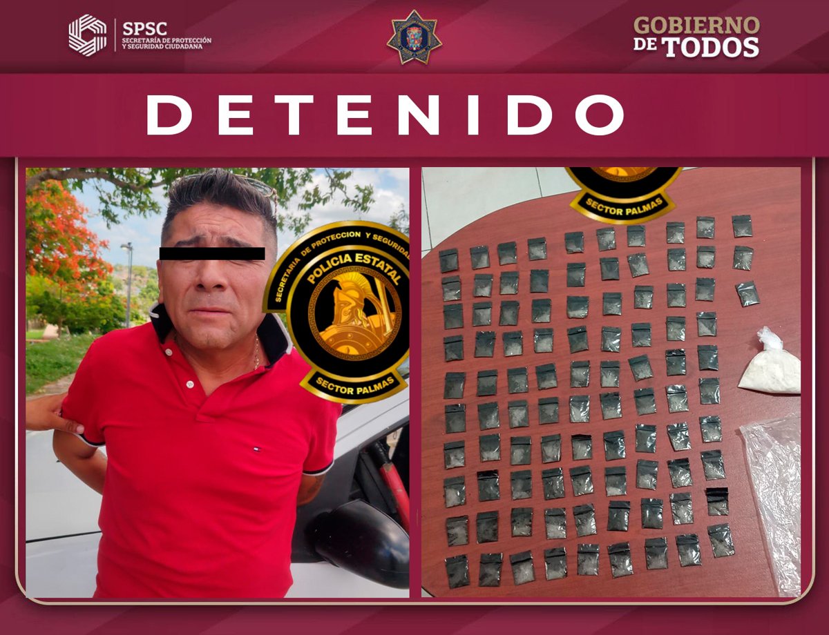 PERSONA ASEGURADA CON PRESUNTA SUSTANCIA ILÍCITA