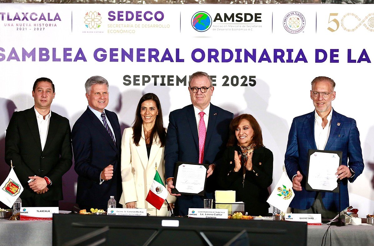 TITULAR DE SEDECO, JORGE LAVALLE, IMPULSA ALIANZAS EN LA AMSDE A FAVOR DE LAS MIPYMES CAMPECHANAS