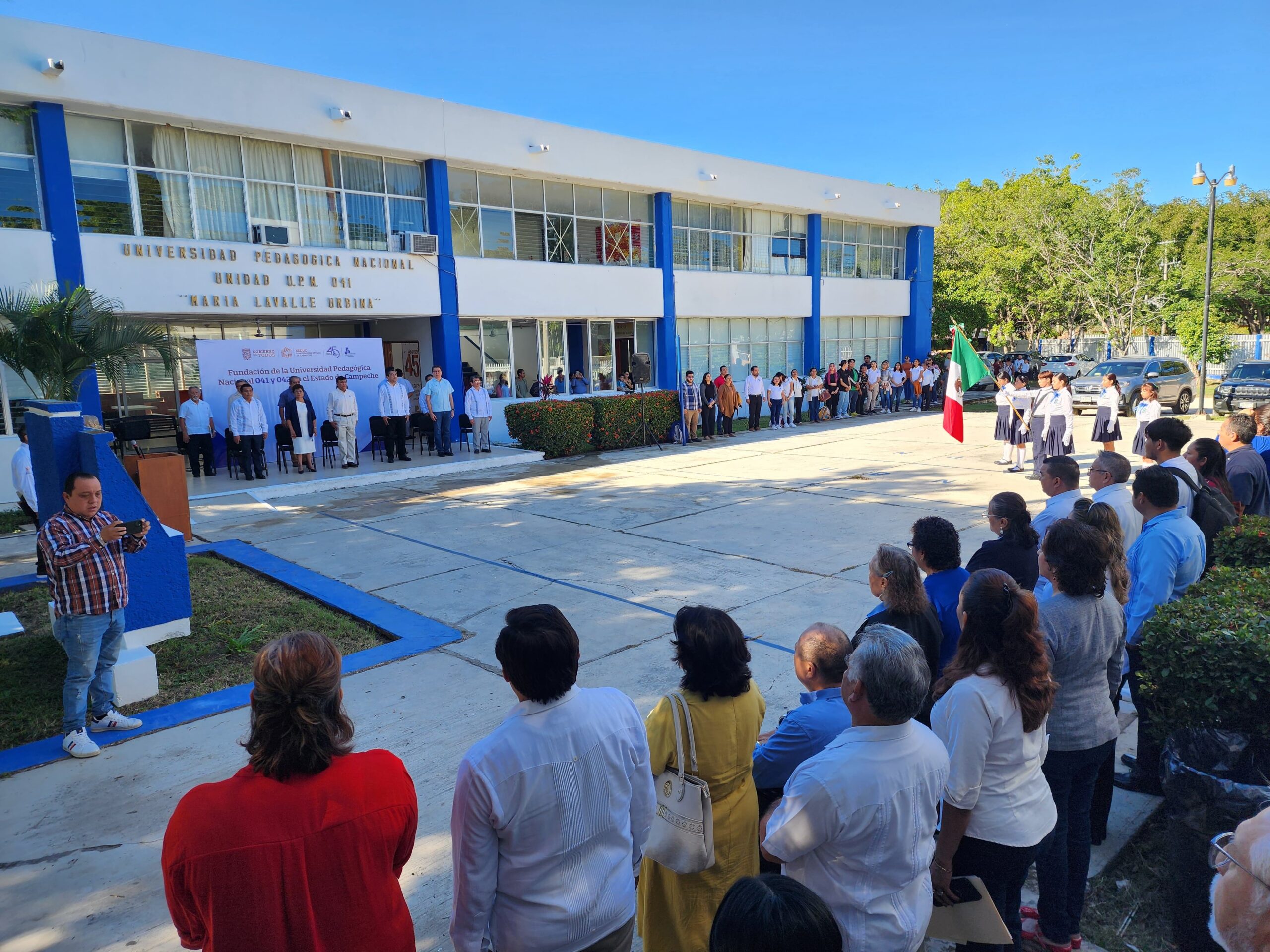 CONMEMORAN LAS UNIDADES 041 Y 042 DE LA UPN, EL 45 ANIVERSARIO DE SU FUNDACIÓN EN EL ESTADO