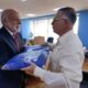 GOBIERNO DEL ESTADO RECIBE BANDERAS DE PERÚ Y VENEZUELA