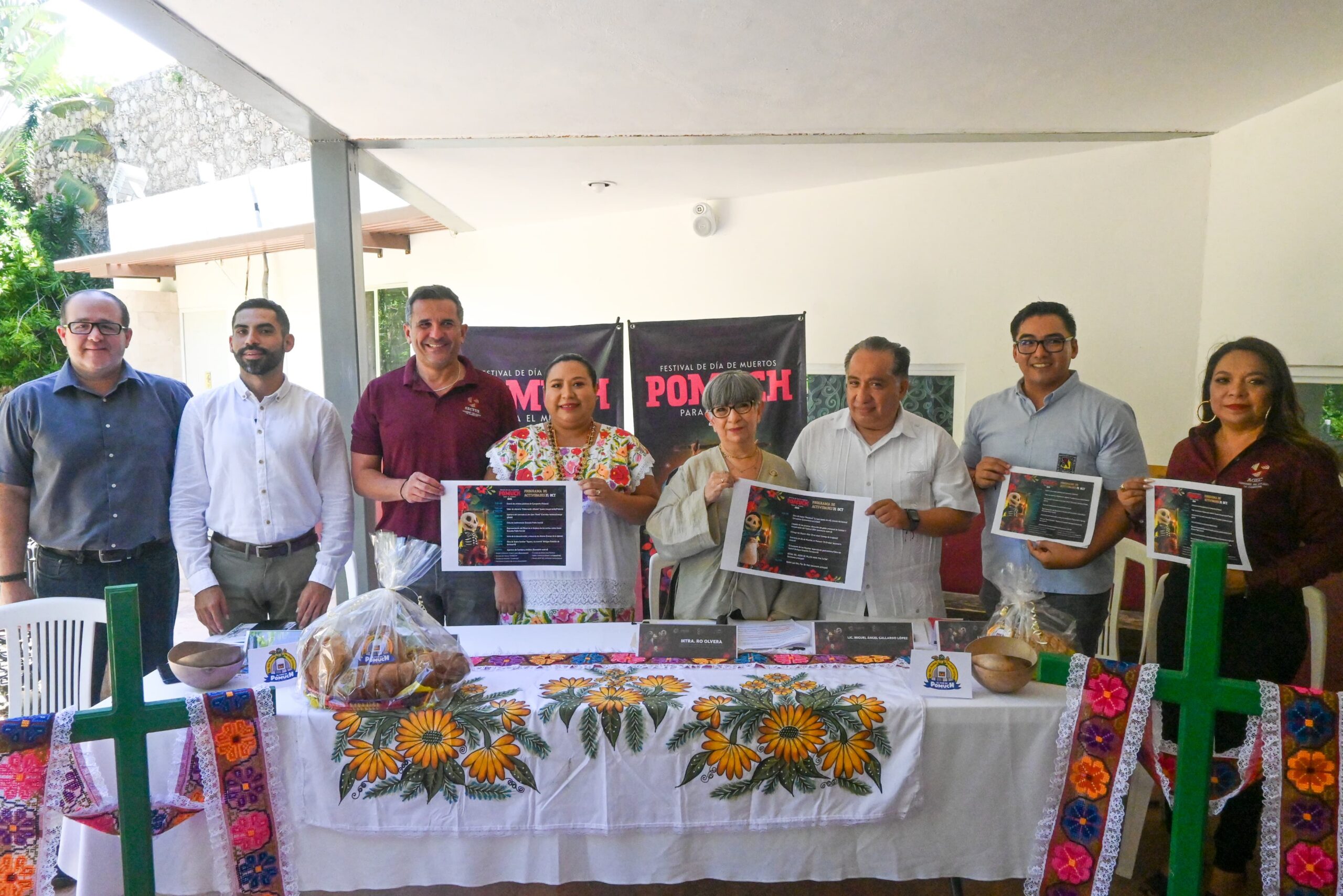 PRESENTAN ACTIVIDADES DEL FESTIVAL DE DÍA DE MUERTOS, “POMUCH PARA EL MUNDO” , 2024