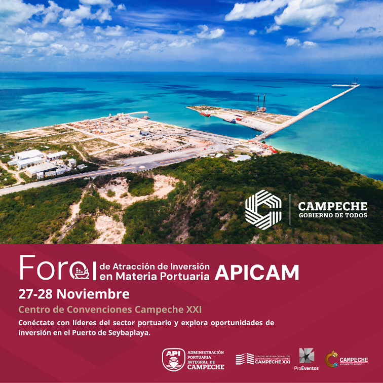FORO PORTURIO APICAM, PLATAFORMA PARA MOSTRAR QUE CAMPECHE ES IDÓNEO PARA LA INVERSIÓN