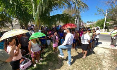 FAMILIAS DE 8 COLONIAS DE CAMPECHE RECIBEN PESCADO