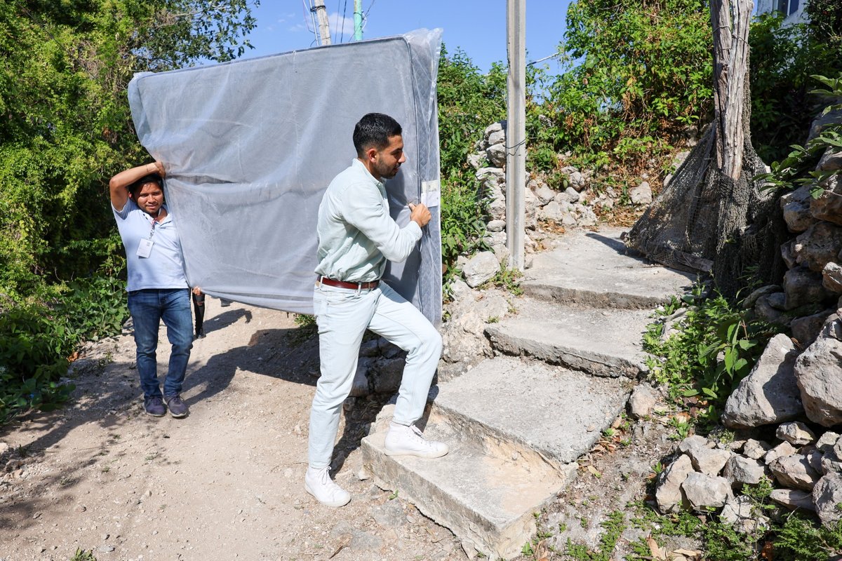 FAMILIAS DE LERMA Y EX HACIENDA KALA EN CAMPECHE RECIBEN APOYOS