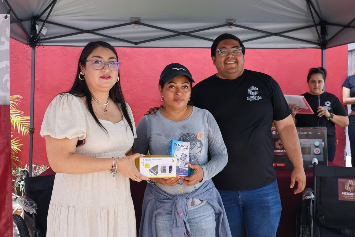 BIENESTAR ENTREGA APOYOS A FAMILIAS DE CAMPECHE, CHAMPOTÓN, SEYBAPLAYA Y TENABO