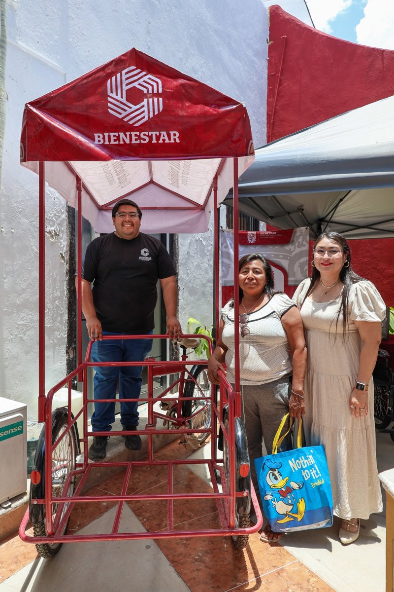BIENESTAR ENTREGA APOYOS A FAMILIAS DE CAMPECHE, CHAMPOTÓN, SEYBAPLAYA Y TENABO
