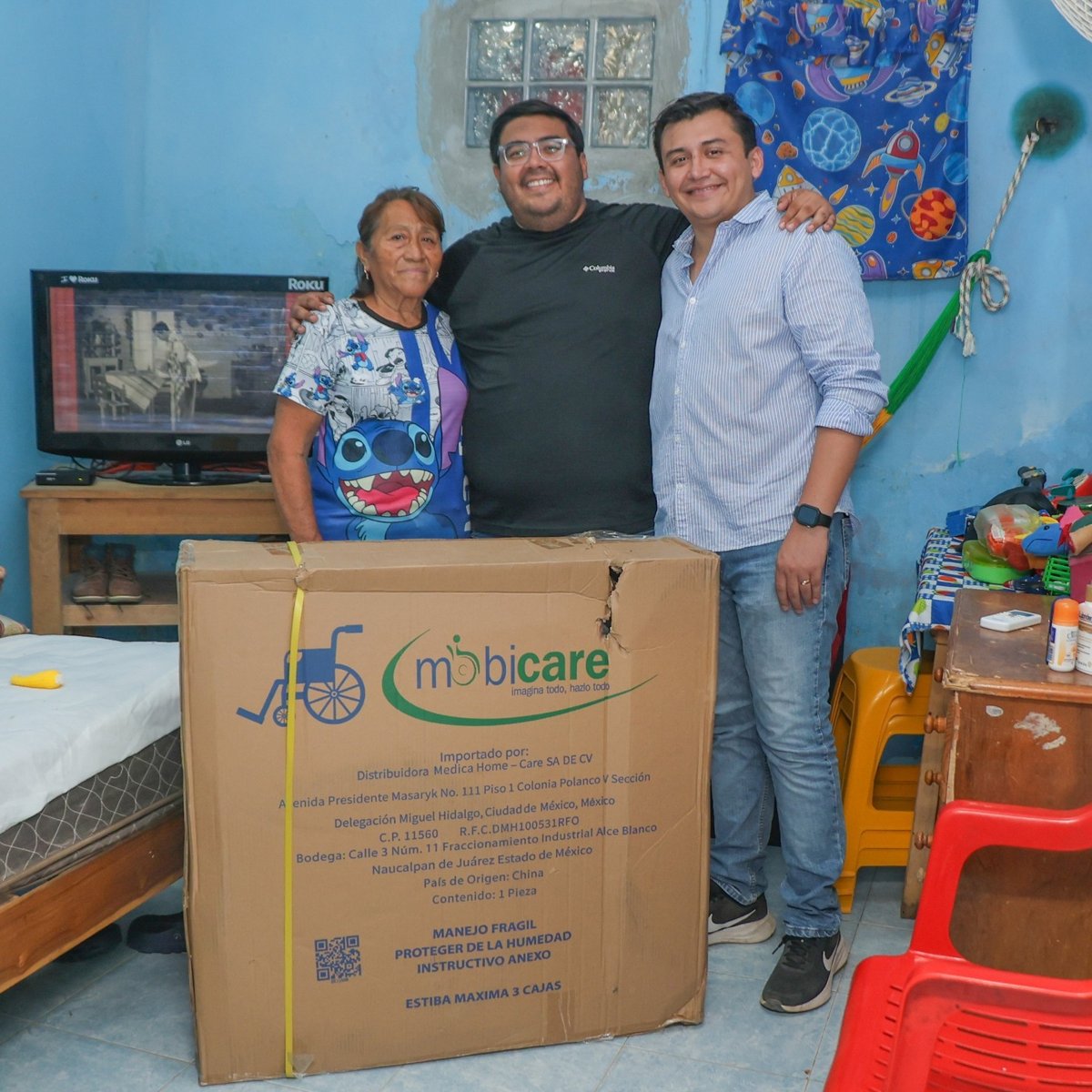 ENTREGAN EQUIPO ORTOPÉDICO A FAMILIAS DE SINAÍ Y KANISTÉ