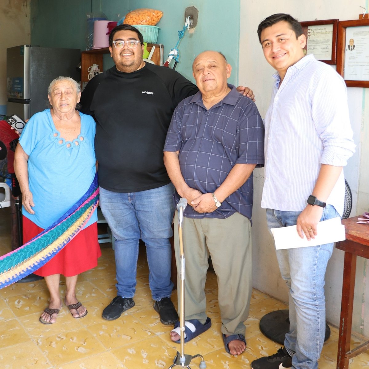 ENTREGAN EQUIPO ORTOPÉDICO A FAMILIAS DE SINAÍ Y KANISTÉ
