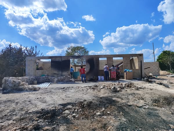 BIENESTAR BRINDA APOYO A FAMILIA AFECTADA POR INCENDIO