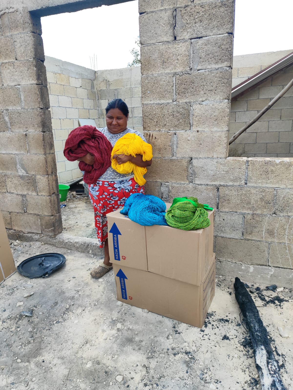 BIENESTAR BRINDA APOYO A FAMILIA AFECTADA POR INCENDIO