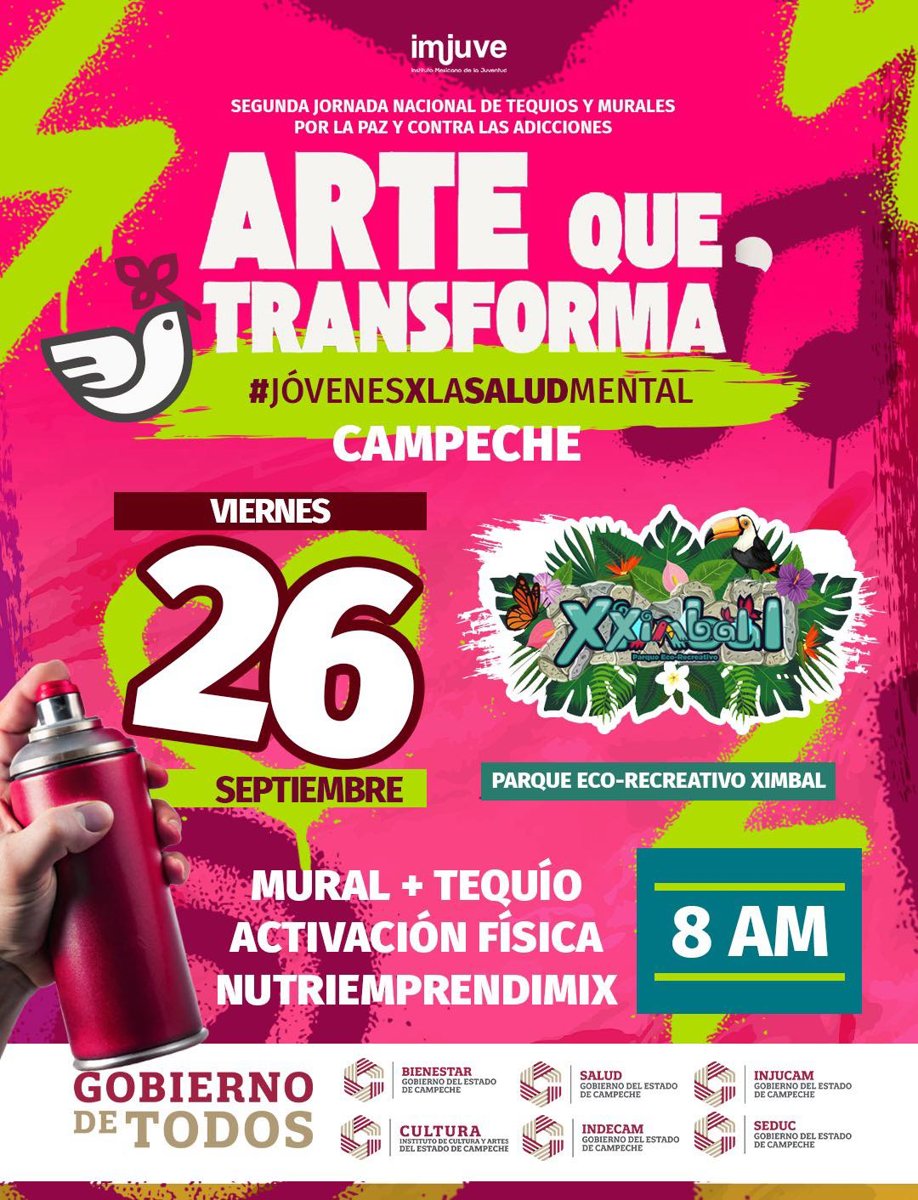 INJUCAM SE SUMA A LA ESTRATEGIA NACIONAL “ARTE QUE TRANSFORMA”