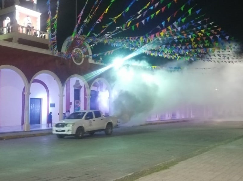 EL COMBATE AL DENGUE ES PERMANENTE EN CAMPECHE CON ACCIONES DE NEBULIZACIÓN