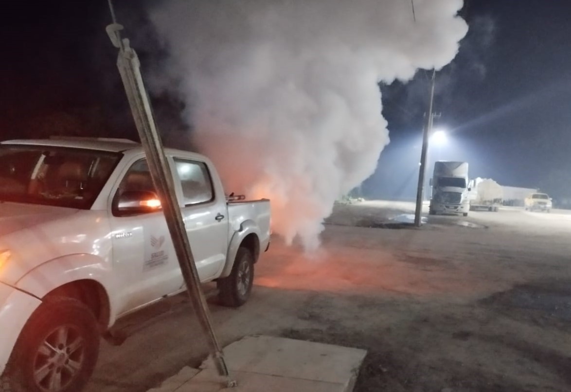 EL COMBATE AL DENGUE ES PERMANENTE EN CAMPECHE CON ACCIONES DE NEBULIZACIÓN